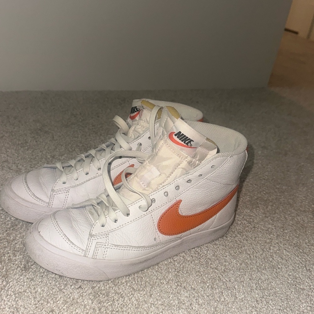 Selling custom Orange Nike blazers!